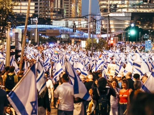 POL-ISR PROTESTS AGAINST NETANYAHU GOVERNMENT