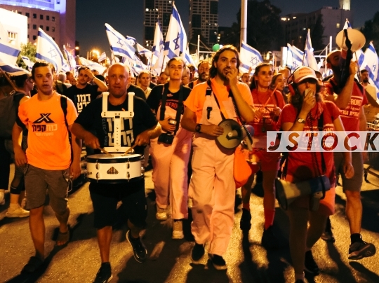 POL-ISR PROTESTS AGAINST NETANYAHU GOVERNMENT