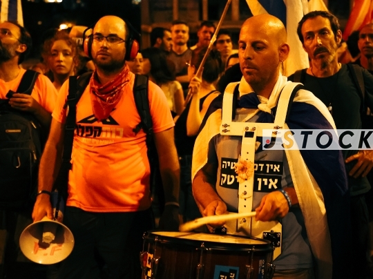 POL-ISR PROTESTS AGAINST NETANYAHU GOVERNMENT