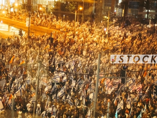 POL-ISR PROTESTS AGAINST NETANYAHU GOVERNMENT