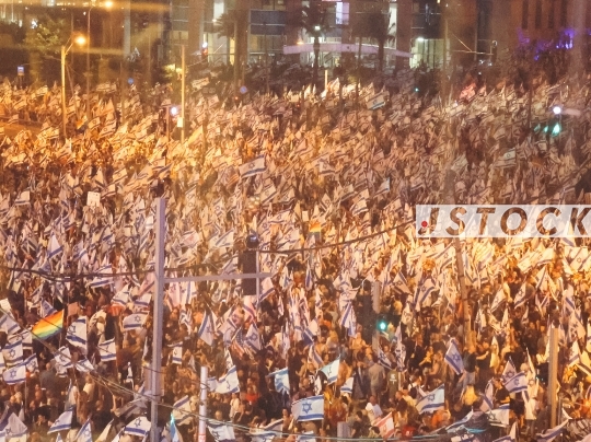 POL-ISR PROTESTS AGAINST NETANYAHU GOVERNMENT