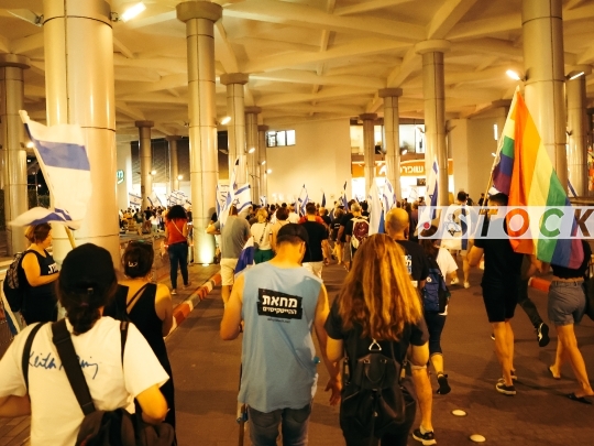 POL-ISR PROTESTS AGAINST NETANYAHU GOVERNMENT