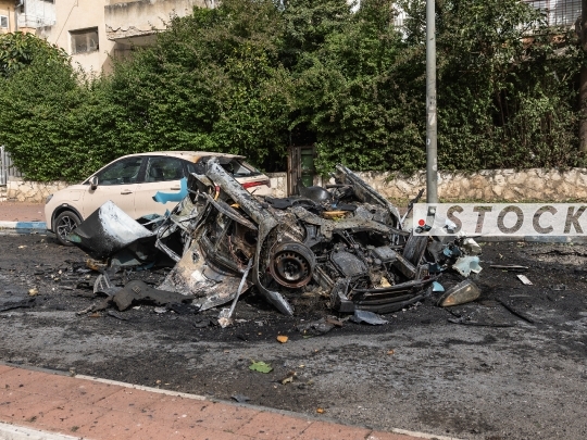 Ramat Gan, Israel, April 04, 2026 – Iranian Cluster Munition Strike Across Central Israel